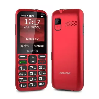 ALIGATOR A930 GPS Senior piros  st.nab.