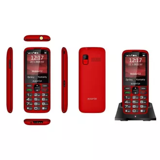 ALIGATOR A930 GPS Senior piros  st.nab.