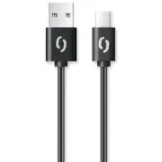 ALIGATOR Adatkábel 2A, USB-C fekete