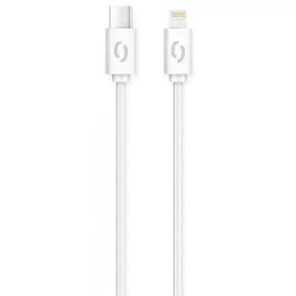 ALIGATOR adatkábel POWER 3A, USB-C/világítás fehér