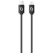 ALIGATOR Adatkábel POWER 3A, USB-C/microUSB fekete