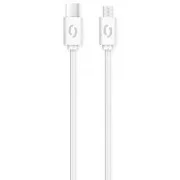 ALIGATOR Adatkábel POWER 3A, USB-C/microUSB fehér