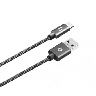ALIGATOR PREMIUM 2A kábel, Micro USB 50cm, fekete