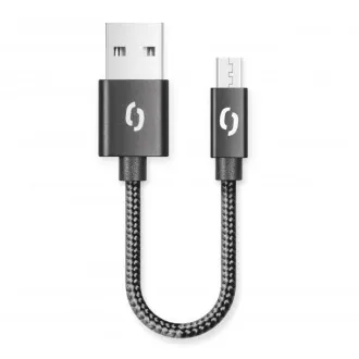 ALIGATOR PREMIUM 2A kábel, Micro USB 50cm, fekete