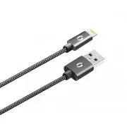ALIGATOR PREMIUM 2A kábel, Lightning 50cm, fekete