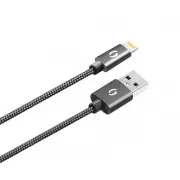 ALIGATOR PREMIUM 2A kábel, Lightning 2m, fekete