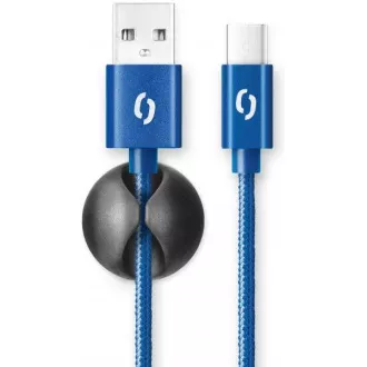 ALIGATOR PREMIUM 2A kábel, USB-C, kék
