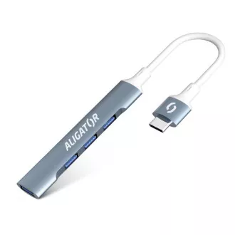 Alligátor Hub USB-C / 4x USB