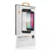 Alligator Védő edzett üveg üveg, iPhone14 Pro Max, fekete, teljes képernyő ragasztó
