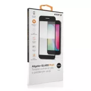 Alligátor védő edzett üveg, Xiaomi Redmi Note 12 4G/5G, fekete, teljes képernyő ragasztás