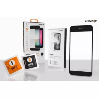 Alligátor védő edzett üveg GLASS PRINT, Xiaomi Redmi A2, fekete, teljes képernyő ragasztás Alligátor védő edzett üveg GLASS PRINT, Xiaomi Redmi A2, fekete, teljes képernyő ragasztás