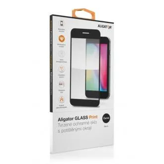 Alligátor védő edzett üveg GLASS PRINT, Xiaomi Redmi A2, fekete, teljes képernyő ragasztás Alligátor védő edzett üveg GLASS PRINT, Xiaomi Redmi A2, fekete, teljes képernyő ragasztás