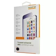 Védő edzett üveg ALIGATOR PRINT fekete, Samsung S10e, teljes képernyőre ragasztva