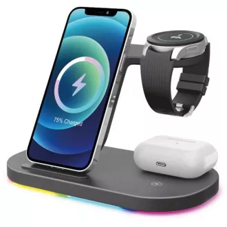 Alligator Smart Station S 3 az 1-ben vezeték nélküli töltéssel, 15W
