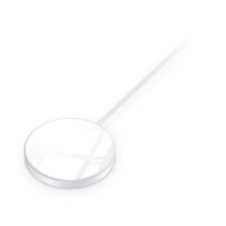 ALIGATOR vezeték nélküli töltő ALIGATOR Mag-Pad, MagSafe-hoz, 15W, fehér