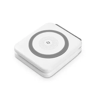 Vezeték nélküli töltő ALIGATOR Mag-Book 2in1, MagSafe és Apple Watch töltéshez, 15W, fehér