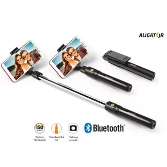 Bluetooth szelfibot ALIGATOR HA12, fekete