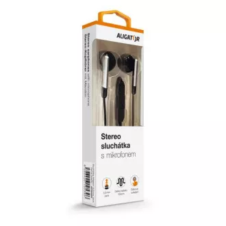 ALIGATOR AE008/Stereo/Jack/Kábel/Fekete