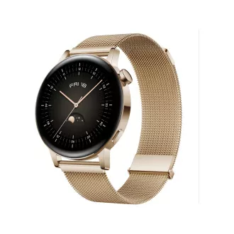 Huawei Watch GT 3/arany/elegáns szíj/arany