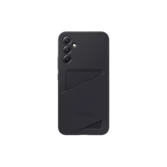 Samsung Hátsó borító kártyazsebbel Samsung Galaxy A34 Fekete