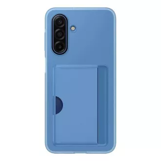 Samsung hátlap kártyazsebbel A17 kék