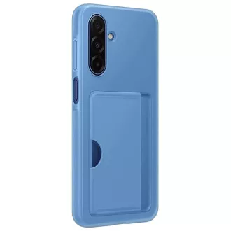 Samsung hátlap kártyazsebbel A17 kék