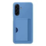 Samsung hátlap kártyazsebbel A17 kék