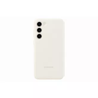Samsung Flip Case Smart View tok Samsung Galaxy S23+ krém színűre Samsung Flip Case Smart View tok Samsung Galaxy S23+ krém színűre