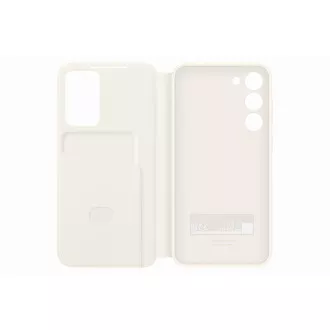 Samsung Flip Case Smart View tok Samsung Galaxy S23+ krém színűre Samsung Flip Case Smart View tok Samsung Galaxy S23+ krém színűre