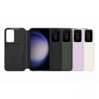 Samsung Flip Case Smart View tok Samsung Galaxy S23+ krém színűre Samsung Flip Case Smart View tok Samsung Galaxy S23+ krém színűre