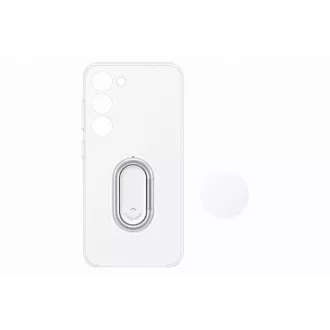 Samsung átlátszó borító levehető tartozéktartóval Samsung Galaxy S23  átlátszóhoz