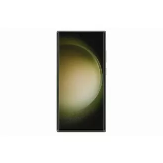 Samsung Bőr hátlap Samsung Galaxy S23 Ultra Green számára