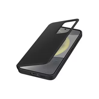 Samsung Flip Case Smart View S24 fekete - Felbontott Samsung Flip Case Smart View S24 fekete - Felbontott