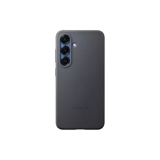 Samsung Vegán bőr védőborító Galaxy S25 fekete színhez