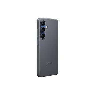 Samsung Vegán bőr védőborító Galaxy S25 fekete színhez