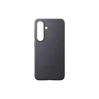 Samsung Vegán bőr védőborító Galaxy S25 fekete színhez
