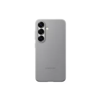 Samsung Vegán bőr védőborító Galaxy S25 szürke