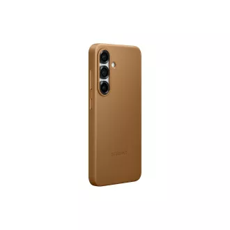 Samsung Vegán bőr védőburkolat Galaxy S25 barna