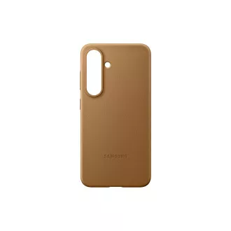Samsung Vegán bőr védőburkolat Galaxy S25 barna
