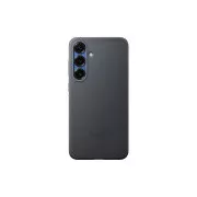 Samsung Vegán bőr védőborító Galaxy S25  fekete színhez