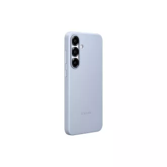 Samsung Vegán bőr védőborító Galaxy S25  világoskék színűre
