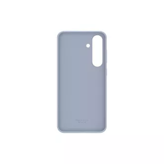 Samsung Vegán bőr védőborító Galaxy S25  világoskék színűre