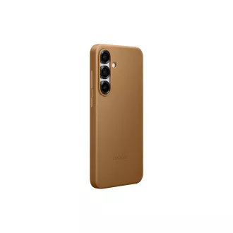Samsung Vegán bőr védőborító Galaxy S25  barna színűhöz