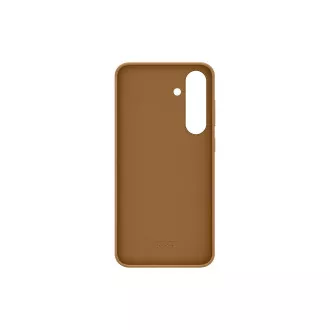 Samsung Vegán bőr védőborító Galaxy S25  barna színűhöz