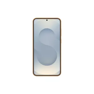 Samsung Vegán bőr védőborító Galaxy S25  barna színűhöz