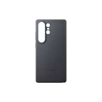 Samsung Vegán bőr védőburkolat Galaxy S25 Ultra Fekete