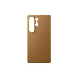 Samsung Vegán bőr védőburkolat Galaxy S25 Ultra Brown számára