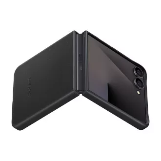 Samsung Vegán bőr védőborító Flip7 fekete