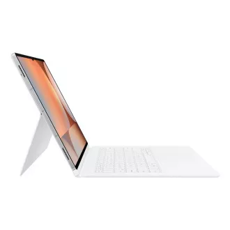 Samsung védőburkolat billentyűzettel és érintőpaddal a Tab S10 Ultra/S9 Ultra fehér színű készülékhez