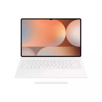 Samsung védőburkolat billentyűzettel és érintőpaddal a Tab S10 Ultra/S9 Ultra fehér színű készülékhez